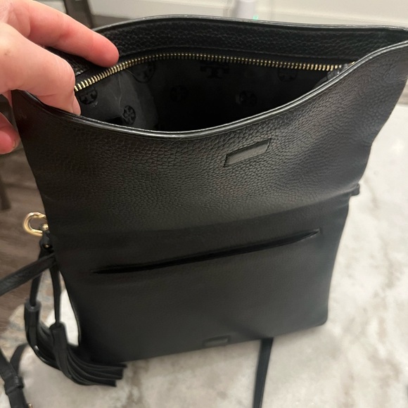 Tory Burch Black Leather Crossbody Purse - Picture 5 of 7